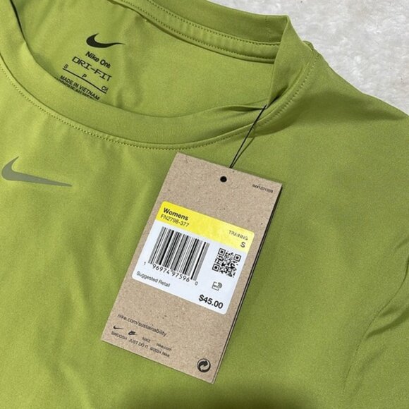 Nike One Classic Women's Dri-FIT Short-Sleeve Top - Picture 8 of 11